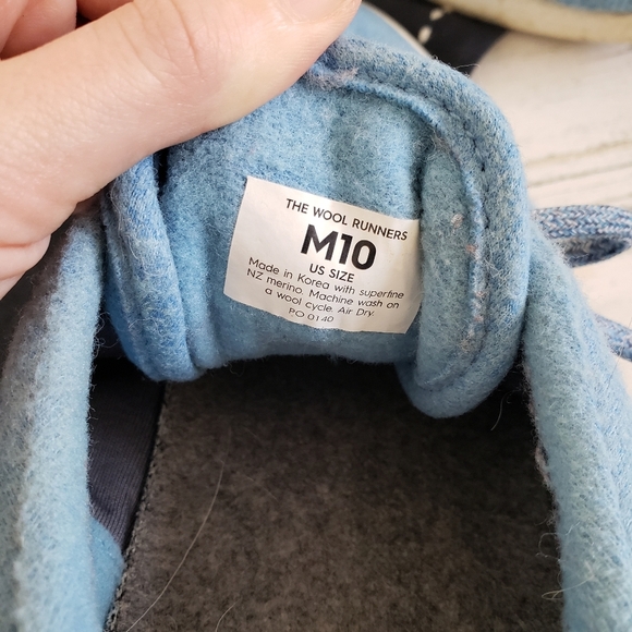Allbirds| The Wool Runners Blue Size Mens 10 - Picture 8 of 9